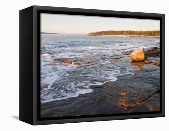 Early Morning at Wonderland, Acadia National Park, Maine, USA-Jerry & Marcy Monkman-Framed Stretched Canvas