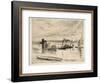 Early Morning, Battersea, 1861-James Abbott McNeill Whistler-Framed Giclee Print