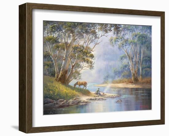 Early Morning - Cuppa-John Bradley-Framed Giclee Print