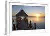 Early Morning, Dock, Rancho Encantado Eco-Resort and Spa, Bacalar, Quintana Roo, Mexico-Richard Maschmeyer-Framed Photographic Print