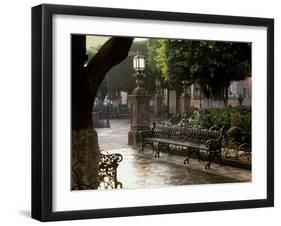 Early Morning, El Jardin, San Miguel de Allende, Mexico-Inger Hogstrom-Framed Premium Photographic Print