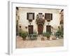 Early Morning Exterior of a Restaurant, Pienza, Italy-Dennis Flaherty-Framed Photographic Print