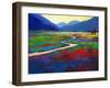 Early Morning Fauve Landscape-Patty Baker-Framed Art Print