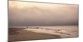 Early Morning Fisherman on Will Rogers Beach-Mark Chivers-Mounted Photographic Print