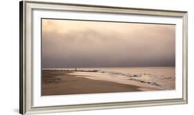 Early Morning Fisherman on Will Rogers Beach-Mark Chivers-Framed Photographic Print