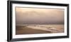 Early Morning Fisherman on Will Rogers Beach-Mark Chivers-Framed Photographic Print
