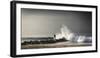 Early Morning Fisherman on Will Rogers Beach-Mark Chivers-Framed Premium Photographic Print