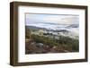 Early Morning Fog around Curbar Village, from Curbar Edge, Peak District National Park-Eleanor Scriven-Framed Photographic Print