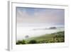 Early Morning Fog at the Farmhouse Belvedere-Markus Lange-Framed Photographic Print