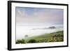 Early Morning Fog at the Farmhouse Belvedere-Markus Lange-Framed Photographic Print