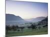 Early Morning Fog, Filstal Valley, Swabian Alb, Baden Wurttemberg, Germany, Europe-Markus Lange-Mounted Photographic Print