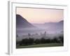 Early Morning Fog, Filstal Valley, Swabian Alb, Baden Wurttemberg, Germany, Europe-Markus Lange-Framed Photographic Print