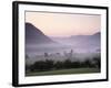 Early Morning Fog, Filstal Valley, Swabian Alb, Baden Wurttemberg, Germany, Europe-Markus Lange-Framed Photographic Print