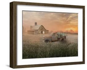 Early Morning Fog-null-Framed Art Print