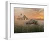 Early Morning Fog-null-Framed Art Print