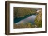 Early Morning in the Milanovac Lake, Upper Lakes, Plitvice Lakes National Park, Croatia, October-Biancarelli-Framed Photographic Print