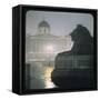 Early Morning in Trafalgar Square-null-Framed Stretched Canvas