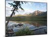 Early Morning Light at Pyramid Lake, Jasper National Park, UNESCO World Heritage Site, British Colu-Martin Child-Mounted Photographic Print