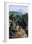 Early Morning Light at the Stupas of the Temple Complex of Borobodur, Java, Indonesia-Michael Runkel-Framed Photographic Print