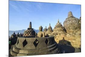 Early Morning Light at the Temple Complex of Borobodur, Java, Indonesia, Southeast Asia, Asia-Michael Runkel-Mounted Photographic Print