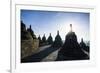 Early Morning Light at the Temple Complex of Borobodur, Java, Indonesia, Southeast Asia, Asia-Michael Runkel-Framed Photographic Print