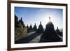 Early Morning Light at the Temple Complex of Borobodur, Java, Indonesia, Southeast Asia, Asia-Michael Runkel-Framed Photographic Print