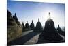Early Morning Light at the Temple Complex of Borobodur, Java, Indonesia, Southeast Asia, Asia-Michael Runkel-Mounted Photographic Print