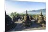 Early Morning Light at the Temple Complex of Borobodur, Java, Indonesia, Southeast Asia, Asia-Michael Runkel-Mounted Photographic Print