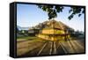 Early Morning Light at the Temple Complex of Borobodur, Java, Indonesia, Southeast Asia, Asia-Michael Runkel-Framed Stretched Canvas