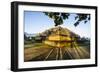 Early Morning Light at the Temple Complex of Borobodur, Java, Indonesia, Southeast Asia, Asia-Michael Runkel-Framed Photographic Print