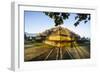 Early Morning Light at the Temple Complex of Borobodur, Java, Indonesia, Southeast Asia, Asia-Michael Runkel-Framed Photographic Print