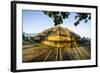 Early Morning Light at the Temple Complex of Borobodur, Java, Indonesia, Southeast Asia, Asia-Michael Runkel-Framed Photographic Print