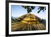 Early Morning Light at the Temple Complex of Borobodur, Java, Indonesia, Southeast Asia, Asia-Michael Runkel-Framed Photographic Print