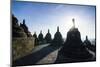 Early Morning Light at the Temple Complex of Borobodur, Java, Indonesia, Southeast Asia, Asia-Michael Runkel-Mounted Photographic Print