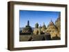 Early Morning Light at the Temple Complex of Borobodur, Java, Indonesia, Southeast Asia, Asia-Michael Runkel-Framed Photographic Print