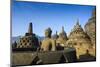 Early Morning Light at the Temple Complex of Borobodur, Java, Indonesia, Southeast Asia, Asia-Michael Runkel-Mounted Photographic Print