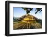 Early Morning Light at the Temple Complex of Borobodur, Java, Indonesia, Southeast Asia, Asia-Michael Runkel-Framed Photographic Print