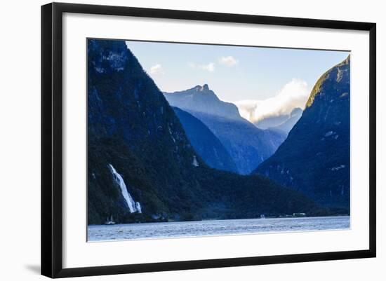 Early Morning Light in Milford Sound-Michael-Framed Photographic Print