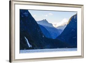 Early Morning Light in Milford Sound-Michael-Framed Photographic Print