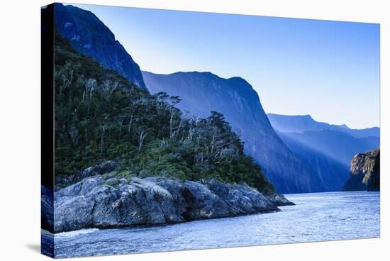 Early Morning Light in Milford Sound-Michael-Stretched Canvas