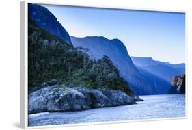 Early Morning Light in Milford Sound-Michael-Framed Photographic Print