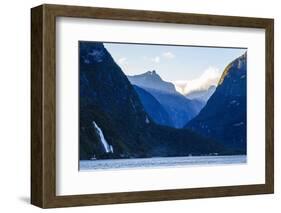 Early Morning Light in Milford Sound-Michael-Framed Photographic Print