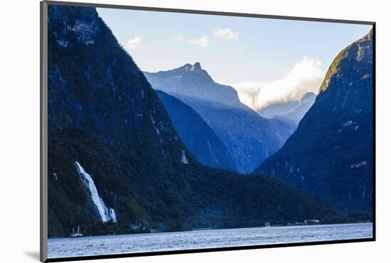 Early Morning Light in Milford Sound-Michael-Mounted Photographic Print