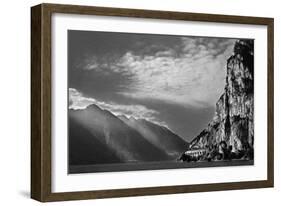 Early Morning Light on Lke Garda-Adrian Campfield-Framed Photographic Print