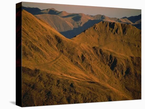 Early Morning Light on Mountains on the French Side of the Pyrenees, France, Europe-Fred Friberg-Stretched Canvas