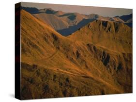 Early Morning Light on Mountains on the French Side of the Pyrenees, France, Europe-Fred Friberg-Stretched Canvas