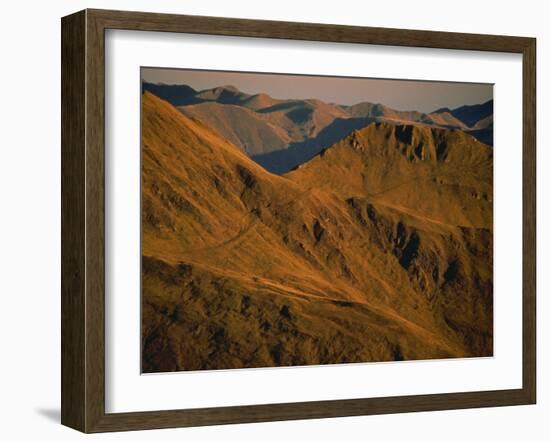 Early Morning Light on Mountains on the French Side of the Pyrenees, France, Europe-Fred Friberg-Framed Photographic Print