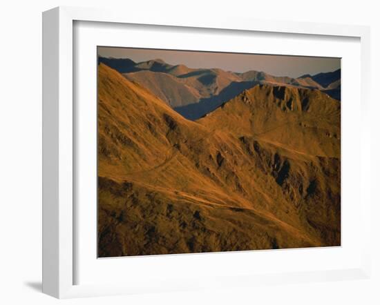 Early Morning Light on Mountains on the French Side of the Pyrenees, France, Europe-Fred Friberg-Framed Photographic Print