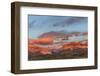 Early morning light on Old Man of the Hills and Walling Reef on the Rocky Mountain Front, Montana-Chuck Haney-Framed Photographic Print