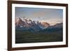 Early Morning Light over the Torres Del Paine National Park, Patagonia, Chile, South America-Michael Runkel-Framed Photographic Print